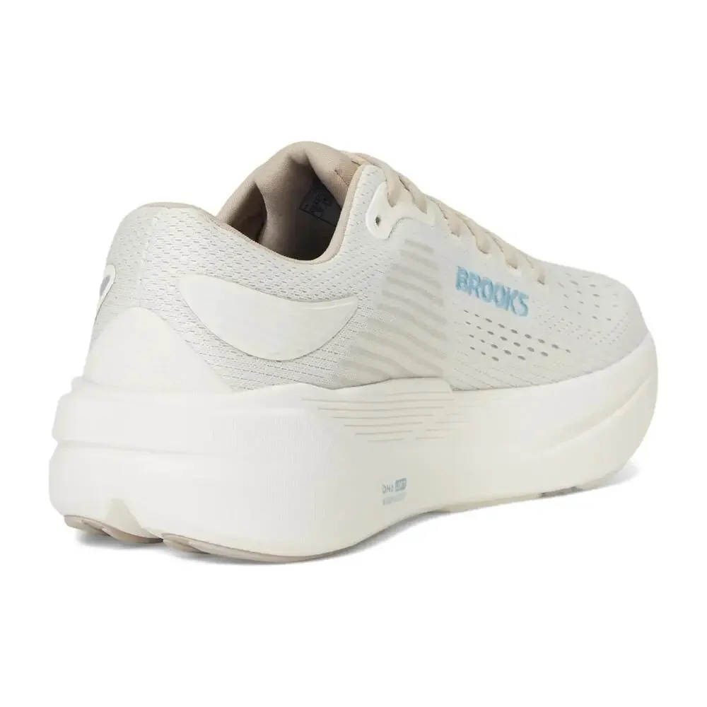 Brooks Ghost Max 3 Women Running Shoes Coconut/grey/blue Size: 11.5 Extra Wide